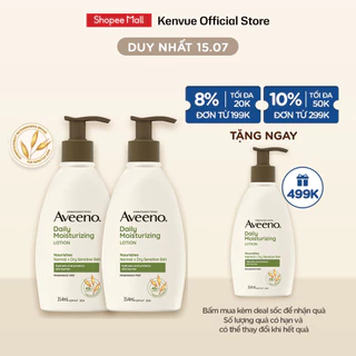 Bộ 2 Sữa dưỡng thể Aveeno giữ ẩm hàng ngày 354ml