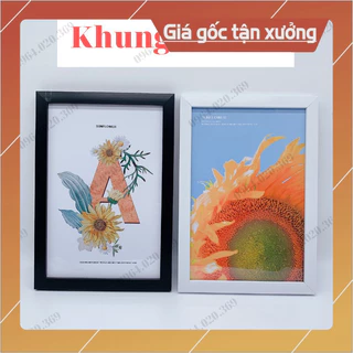 Khung ảnh A4, 21x30, 20x30 cm (SHIP HỎA TỐC), khung hình treo tường giá rẻ, bảo hành gãy vỡ