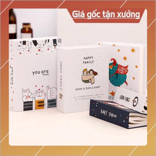 Album ảnh - Album ảnh 10x15,13x18 chứa 100 ảnh bìa giấy cứng nhiều mẫu bìa đẹp