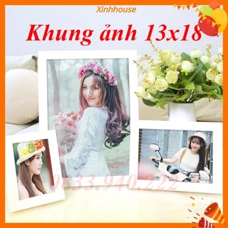 Khung Ảnh 13x18 để bàn, treo tường kèm in ảnh trang trí tiệc cưới, bàn làm việc giá rẻ.