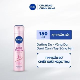 Xịt Ngăn Mùi NIVEA Pearl&Beauty Dưỡng Sáng Da Ngọc Trai (150 ml) - 83731