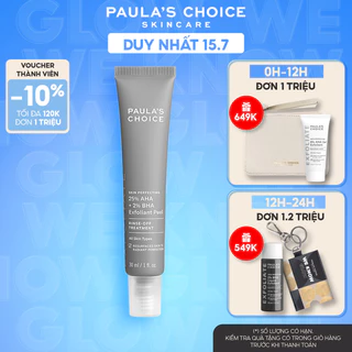 Tinh chất tái tạo tế bào mới Paula's Choice 25% AHA + 2% BHA Exfoliant Peel 30ml - 9560