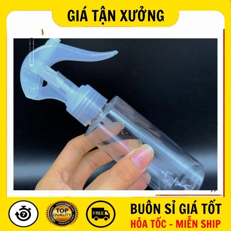 [SỈ SIÊU RẺ] Chai Xịt Vòi Chuột  Chai Nhựa Pet Vòi Chuột 100ml,150ml,200ml,250ml Rỗng Chiết Mỹ Phẩm