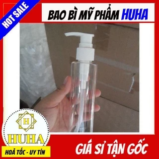 [Giá Tốt] Chai Chiết Mỹ Phẩm ❤ Chai Nhựa Pet Xịt Vòi Nhấn Sữa Tắm [100ml,150ml,200ml,250ml] Chiết Dầu Gội.