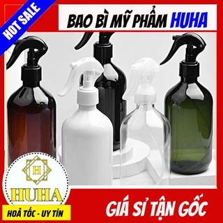 Chai Xịt Vòi Chuột ❆ [300ml,500ml] Chai Nhựa Pet Xịt Vòi Chuột Rỗng Chiết Mỹ Phẩm , Phụ Kiện Du Lịch