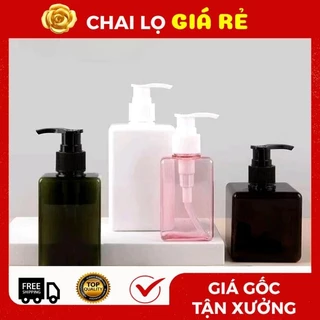 Chai Lọ Xịt Vòi Nhấn Sữa Tắm 100ml 250ml ❣️, Đựng Dầu Gội