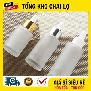 [RẺ VÔ ĐỊCH] Chai Lọ Chiết Serum ❤ [20ml,30ml,50ml] Chai Lọ Chiết Tinh Dầu Thủy Tinh Vai Ngang Đựng Serum