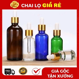 Chai Lọ Chiết Serum, Vỏ Đựng Tinh Dầu 5ml,10ml,15ml,20ml,30ml Bóp Giọt, ❣️ Top Rẻ