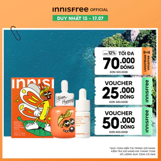 (Phiên bản giới hạn Steven Harrington) Tinh chất dưỡng sáng INNISFREE Vitamin C Green Tea Enzyme Brightening Serum 30ml