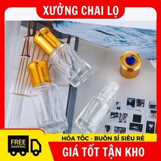 Chai Lọ Chiết Nước Hoa , Vỏ Chai Lọ Bi Lăn 3ml/6ml/12ml Đựng Nước Hoa Dubai ,