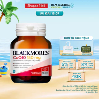 Viên Uống Bổ Tim Hỗ Trợ Sức Khỏe Blackmores CoQ10 150mg Lọ 30 Viên