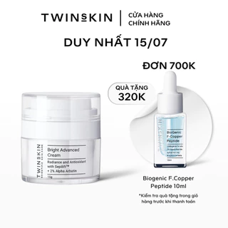 Bright Advanced Cream – Kem Dưỡng Sáng Da, Cải Thiện Lão Hoá Twins Skin 15g