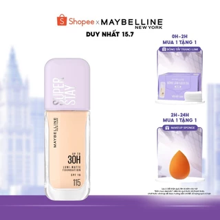 Kem nền bắt sáng Superstay Lumi Matte 30H che phủ siêu nhẹ mặt Maybelline New York 35ml [MỚI]