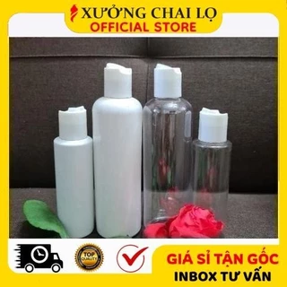 Chai Chiết Mĩ Phẩm ❣️BUÔN SỈ RẺ❣️ Chai Lọ Nhựa Pet Nắp Nhấn 150ml,200ml,250ml,300ml Chiết Mỹ Phẩm