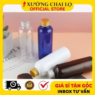 Chai Chiết Mĩ Phẩm ❣️BUÔN SỈ RẺ❣️ [20ml-500ml] Chai Lọ Nhựa Pet Nắp Vặn Nhôm Chiết Mỹ Phẩm Du Lịch