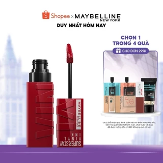 Son Bóng Bền Màu Nhẹ Môi Superstay Vinyl Ink Maybelline New York 4.2ml