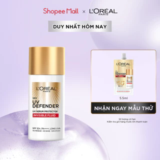 Kem chống nắng x20 thoáng da mỏng nhẹ L'Oreal Paris UV Defender Serum 50ml SPF 50++