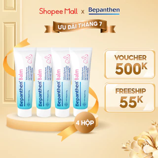 Bộ 4 tuýp kem chống hăm Bepanthen Balm dạng kem mỡ 30g/tuýp