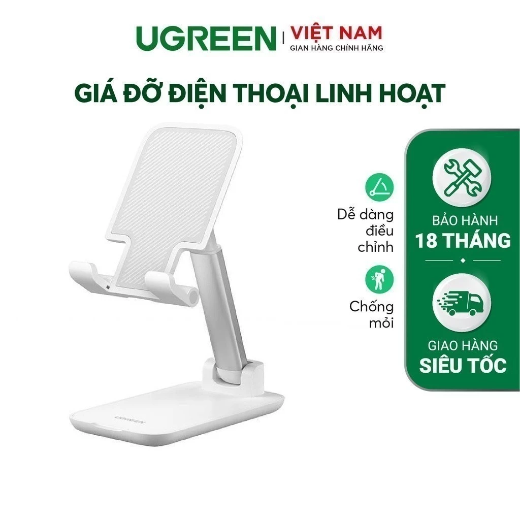 Giá đỡ điện thoại di động để bàn có thể gập lại UGREEN LP373 20434 - - Hàng phân phối chính hãng - Bảo hành 18 tháng