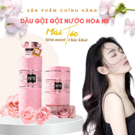 Combo Dầu Gội Dầu Xả Tóc N5 Hương Nước Hoa Làm Mượt Tóc, Phục Hồi Tóc Hư Tổn hot 2024 ( Chính hãng)
