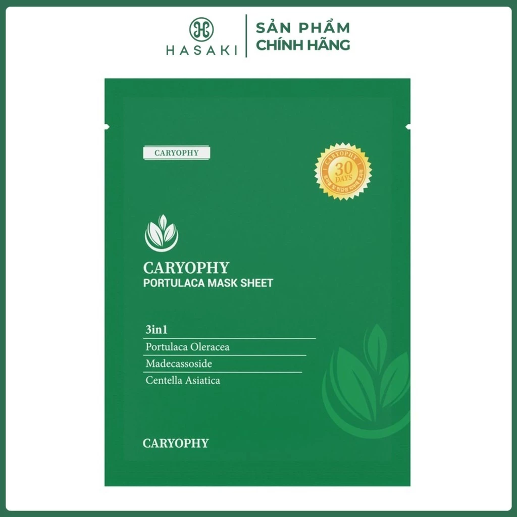[DAILY] Mặt Nạ Caryophy Làm Giảm Mụn, Thâm & Dưỡng Ẩm Da 22g Hasaki Sản Phẩm Chính Hãng