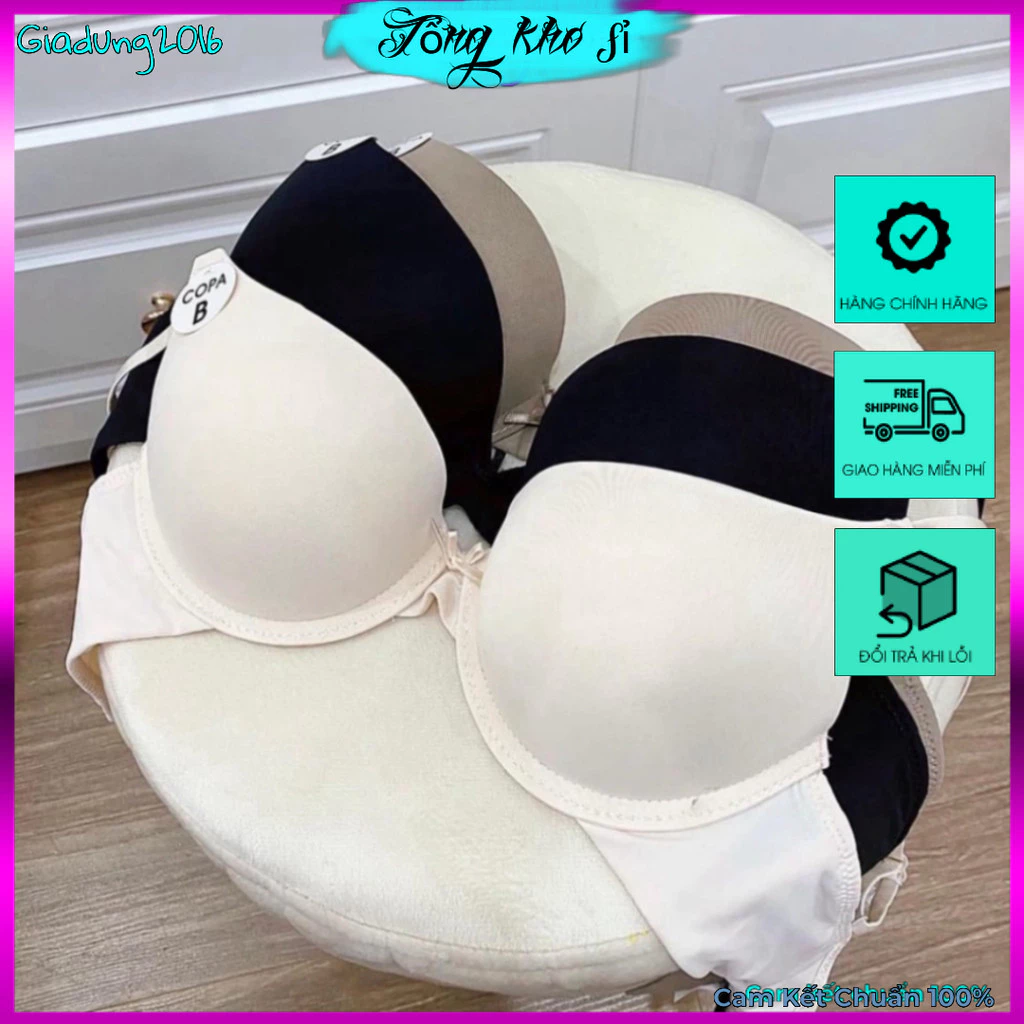 Áo Lót Nữ Copa🌏FREE SHIP🌎Áo ngực nữ cotton Siêu Nâng Ngực Xuất Mỹ Có Gọng Cao Cấp