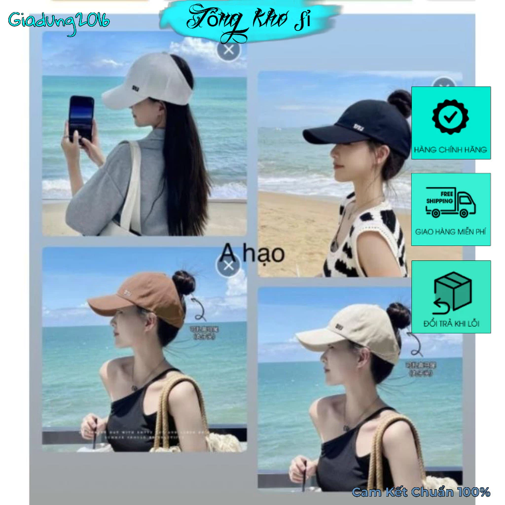Mũ Lưỡi Trai Hở Chóp 🌏FREE SHIP🌎 Mũ Thể Thao Thời Trang Hàn Quốc Thêu Chữ DYJ (Tuyển Sỉ)