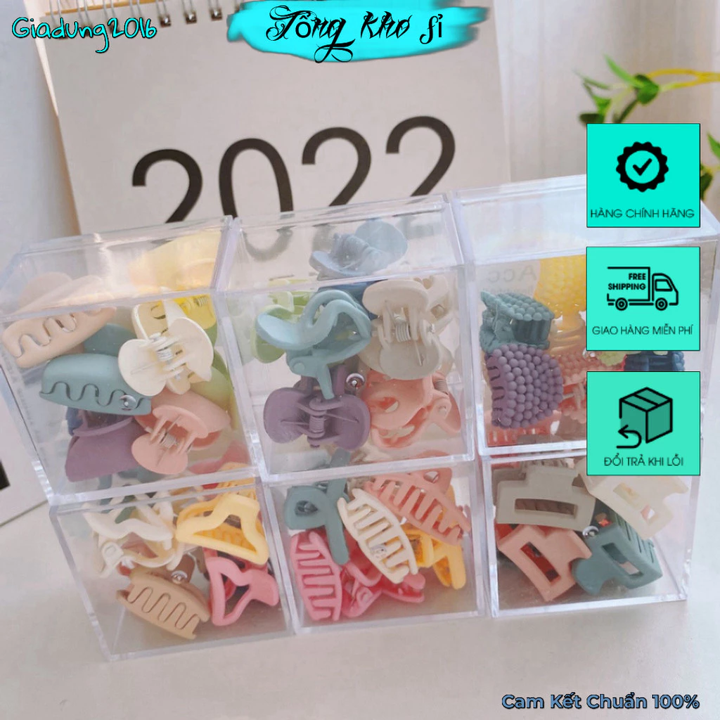 Hộp Kẹp Tóc Càng Cua Cho Bé - Set 10 Kẹp Tóc Càng Cua Mini Thời Trang Cho Bé Gái Dễ Thương (Tuyển Sỉ)