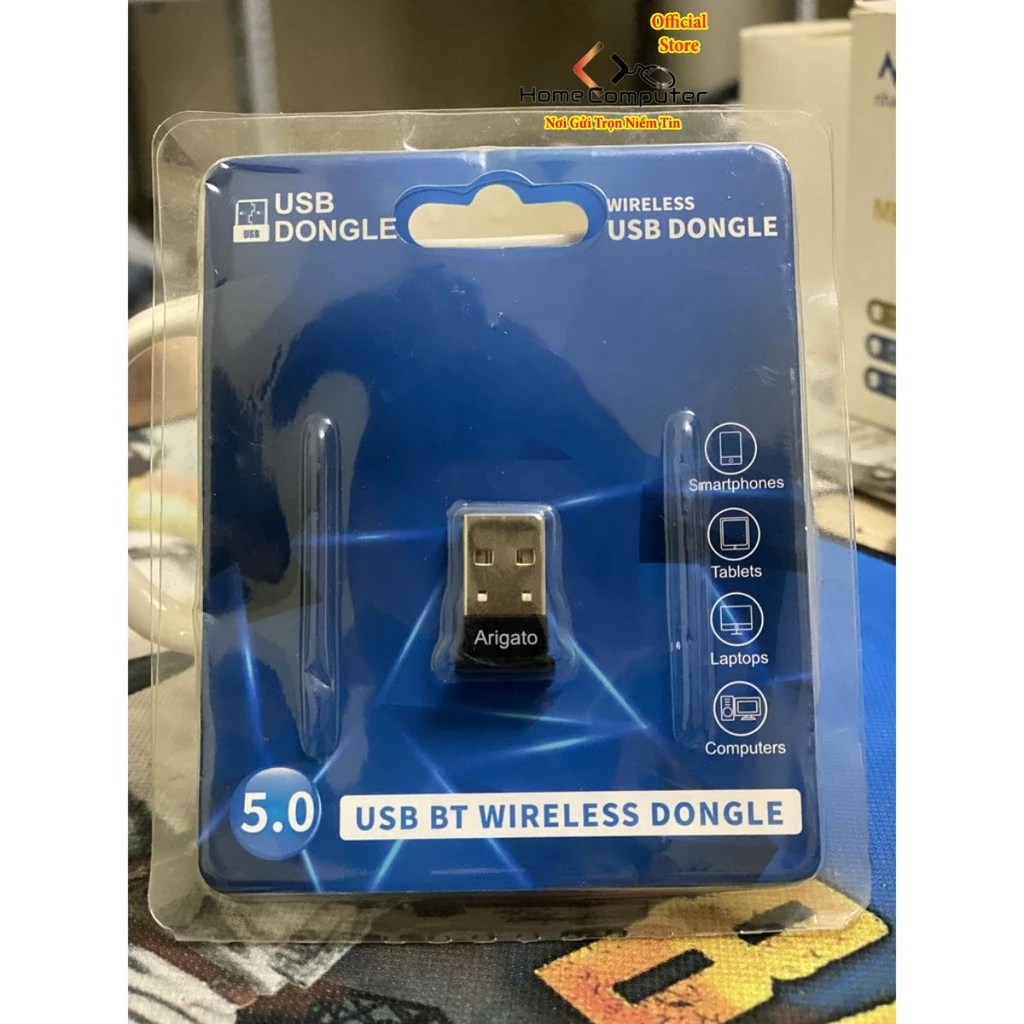 Usb Bluetooth, Usb Thu Blutooth 5.0 Không Dây Cho Pc Win 10 8 7 - Home Computer