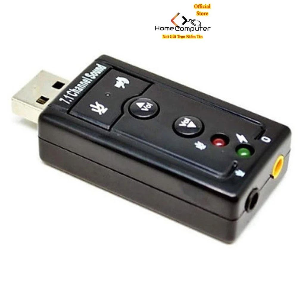 Usb sound 7.1 không dây, Biến cổng usb thành cổng âm thanh 3.5mm ( audio + mic )