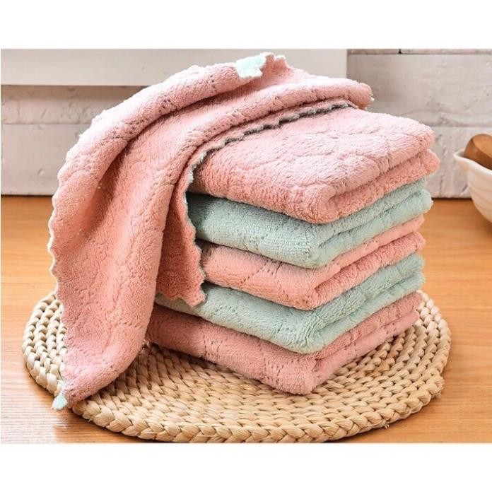ComBo 10 Khăn Lau Bếp Khăn Lau Đa Năng Siêu Thấm Nước