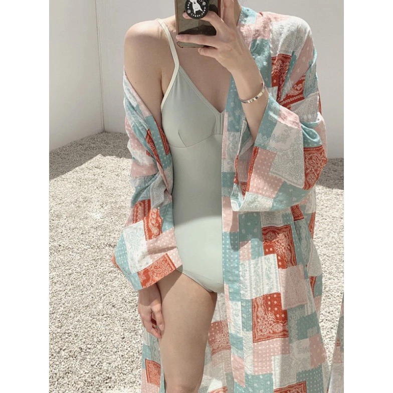 (Ảnh thật) Bộ bơi nữ , bikini 1 mảnh hai dây có mút hở lưng viền trắng mát mẻ