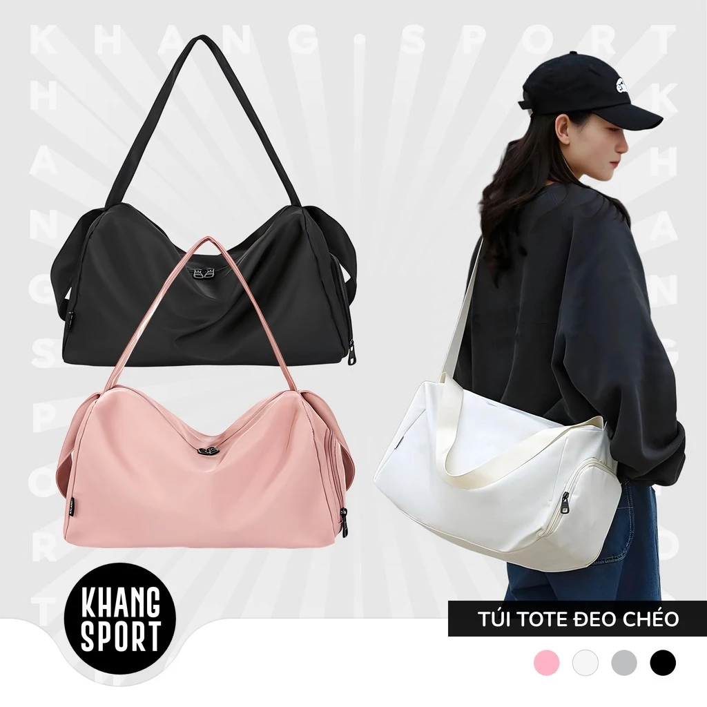 Túi Tole Du Lịch Đeo Chéo Thể Thao Kèm Ngăn Để Giày Rộng Rãi - Chống Thấm Nước - Thời Trang Nam Nữ - TuiTole