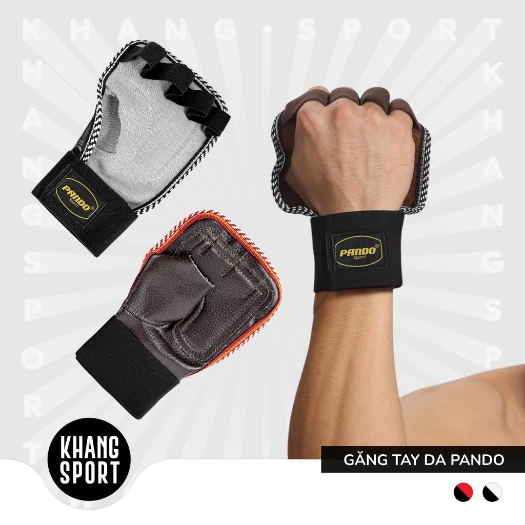 Găng Tay Da Pando - Găng Tay Si Nhập Trực Tiếp Từ Xưởng - Găng Tay Tập Gym Nam Nữ - PandoSi