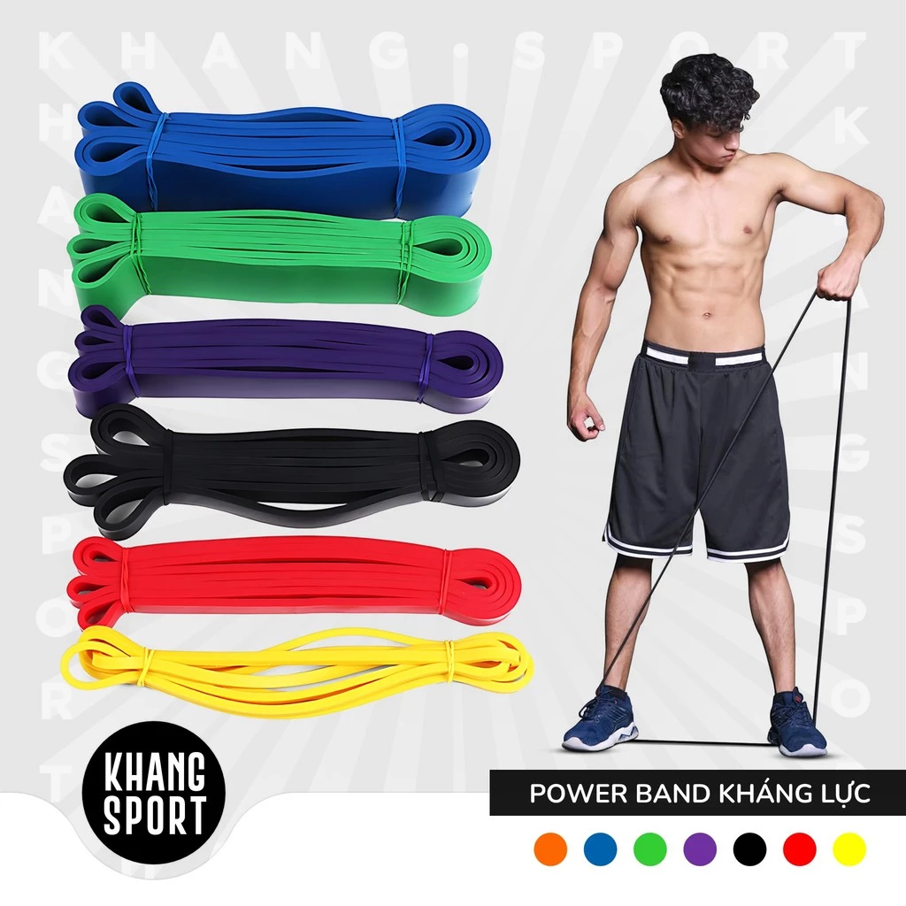 Dây Kháng Lực Powerband Hỗ Trợ Tập Toàn Thân - Powerband