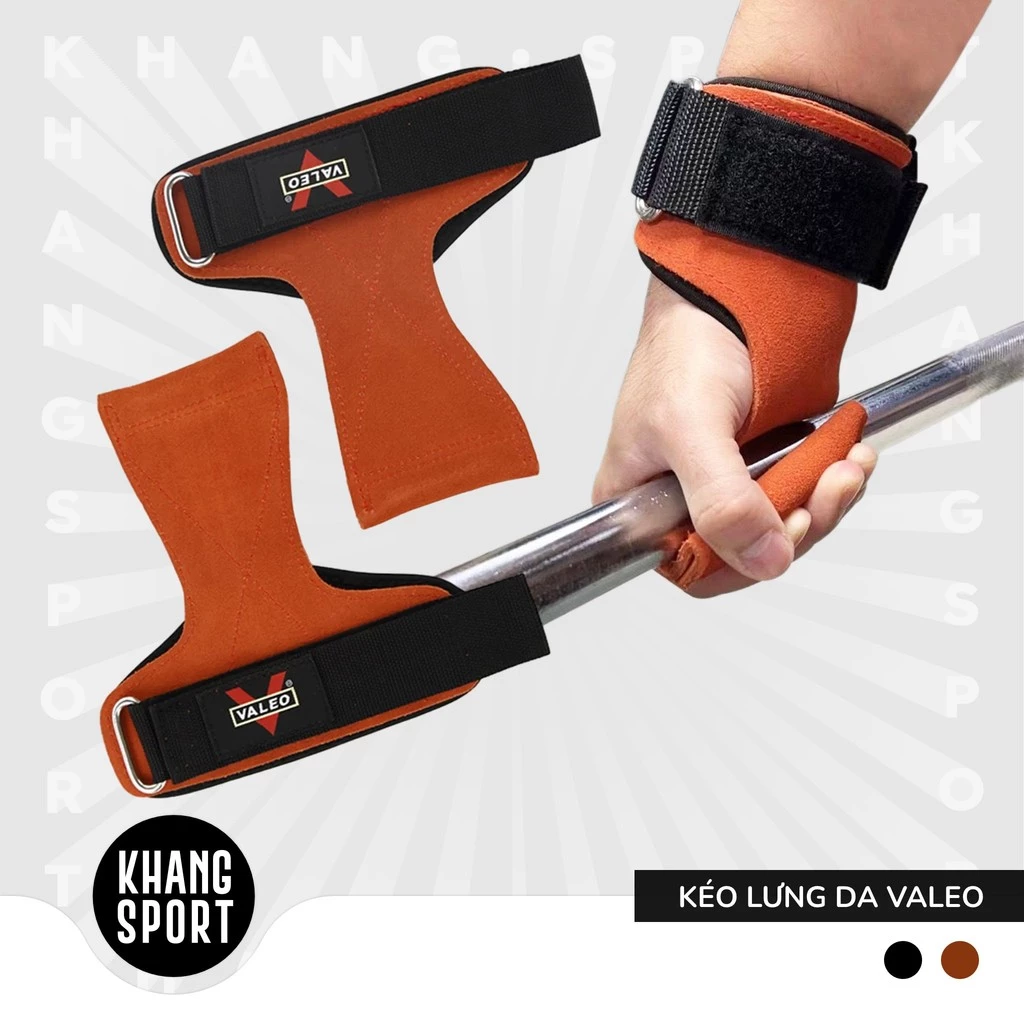 [1 Đôi] Dây Kéo Lưng Valeo - Quấn Cổ Tay Lifting Da Valeo Nhập Khẩu Chính Hãng - KL-Valeo