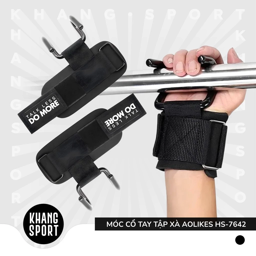 [1 Đôi] Móc Cổ Tay Aolikes Hỗ Trợ Tập Xà HS-7642 - AL7642