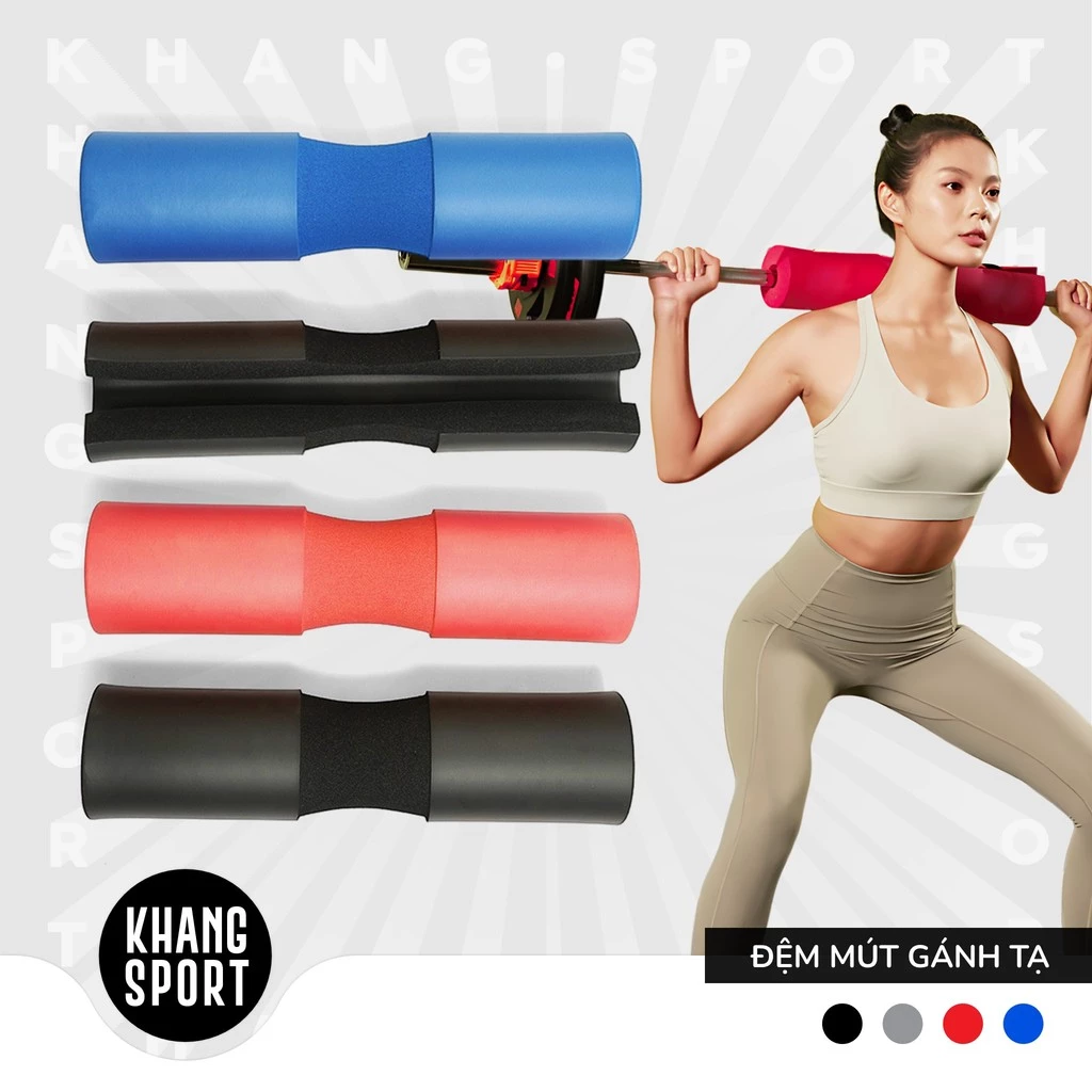 Mút Xốp Gánh Tạ - Hỗ Trợ Gánh Tạ Squats, Tập Gym Barbell Pad Bọt Biển - MutGanhTa