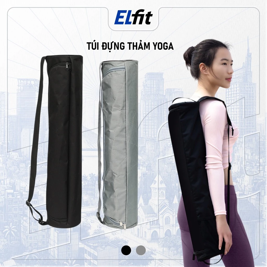 Túi Đựng Thảm Tập Yoga PU Cao Cấp - Có Khóa Kéo, Chống Nước - TuiTham