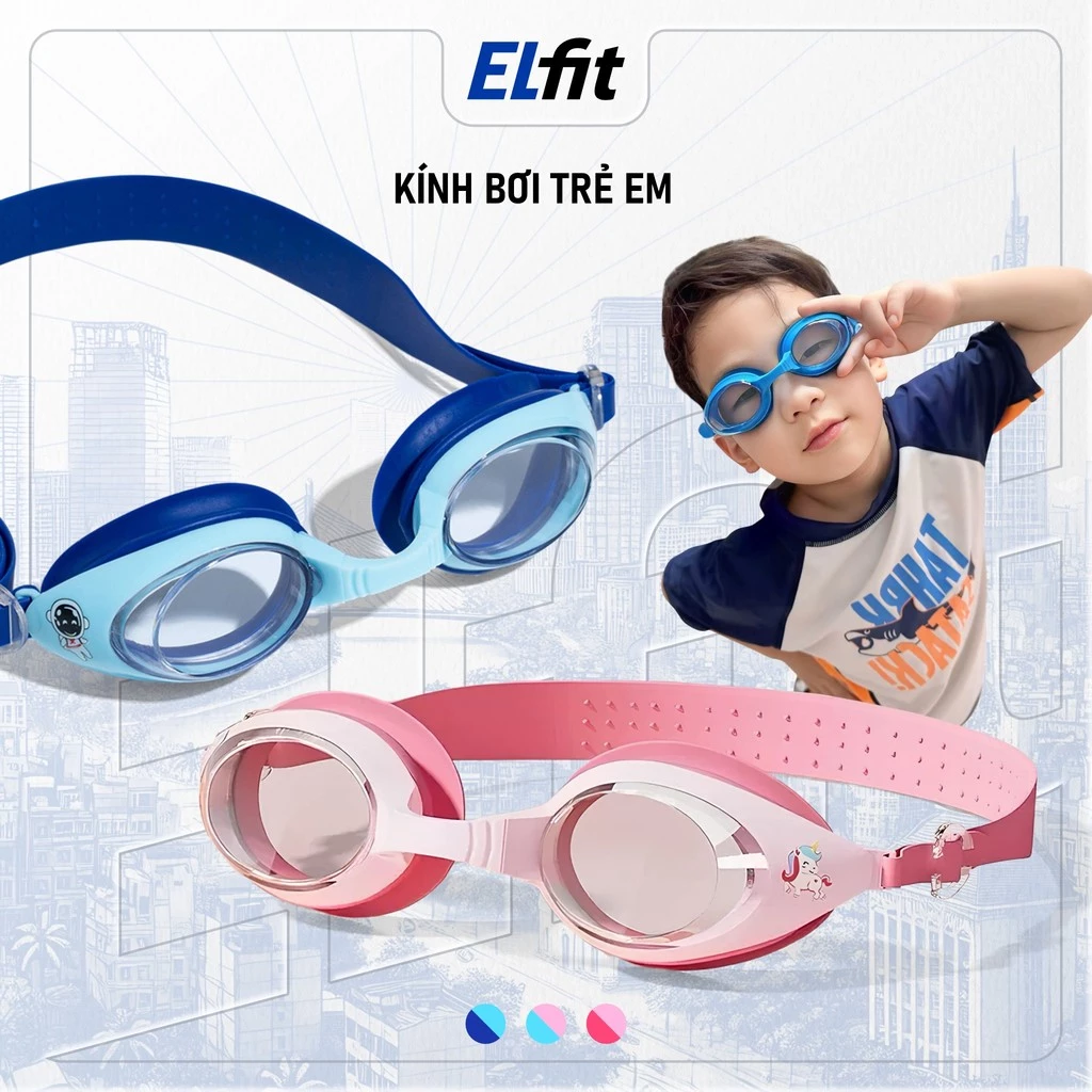 Kính Bơi Trẻ Em, Kính Bơi Cho Bé, Kính Bơi Full Box, Chống UV,Chống Mờ - Cho Bé Trai Và Bé Gái - KinhBoiTreEm