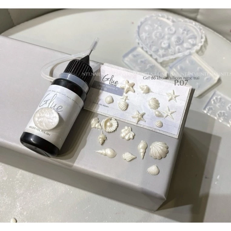 Khuôn ngao sò ốc silicon trang trí nail đi biển các mã làm móng
