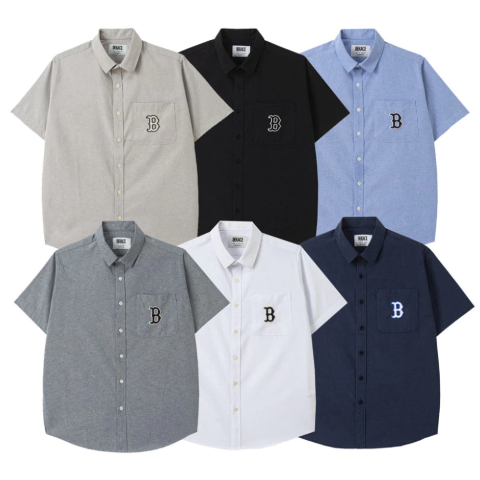 Áo Sơ Mi Cộc Tay Dekace Premium Oxford Thêu B
