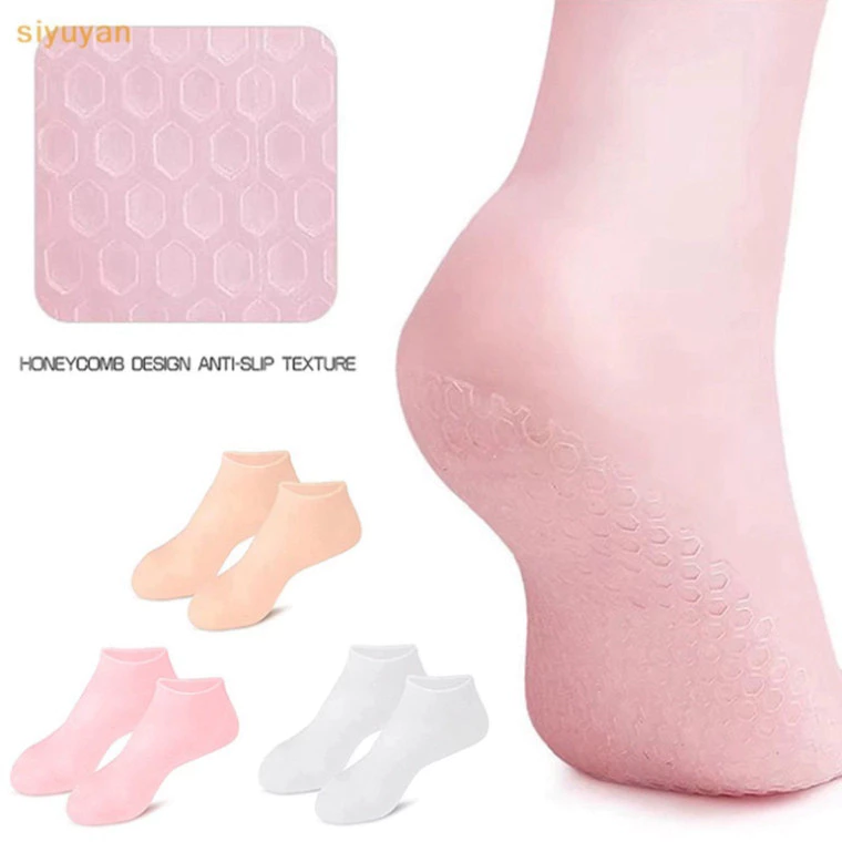 Cặp Tất silicon🍒FREESHIP🍒vớ silicon dưỡng ẩm chống nứt nẻ chuyên dùng chăm sóc bàn chân cho nam nữ
