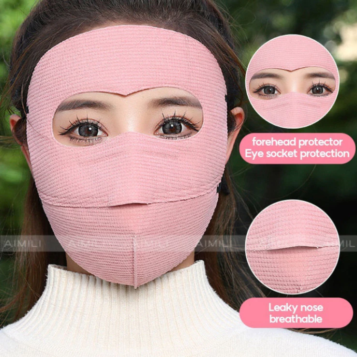 Khẩu Trang Ninja Vải Cotton Chống Lạnh Dày Dặn Thoáng Khí Bảo Vệ Toàn Diện Dành Cho Nam Và Nữ - Mặt Nạ Kèm Khẩu Trang