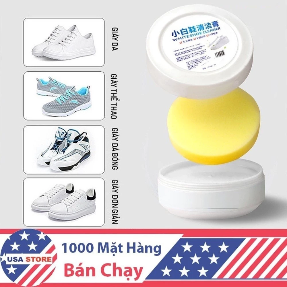 SÁP LAU GIÀY DÉP TÚI XÁCH - Kem Lau Đa Năng Tẩy Rửa Và Làm Sạch Giày Siêu Sạch