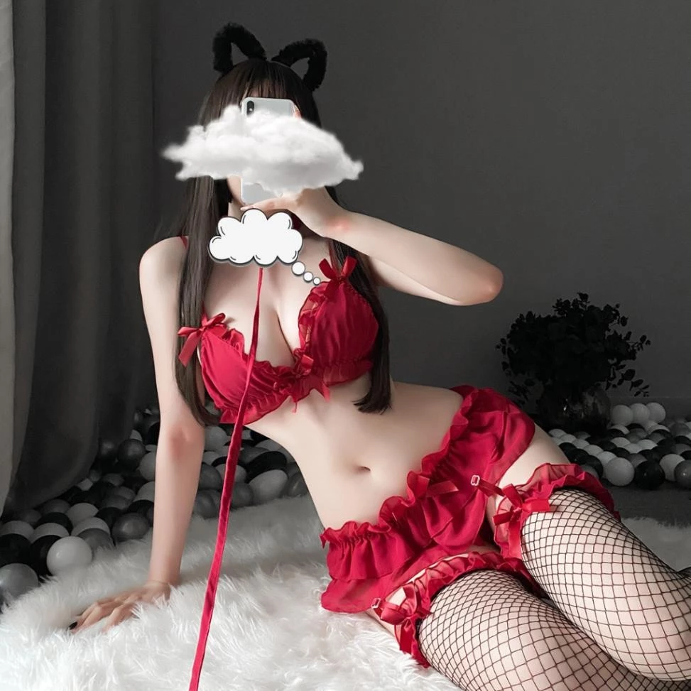 Cô Gái Thỏ Coplay Sexy Gợi Cảm 05 Chi Tiết, Đồ Ngủ Hóa Trang Thỏ Quyến Rũ Nóng Bỏng Khiêu Gợi DN84