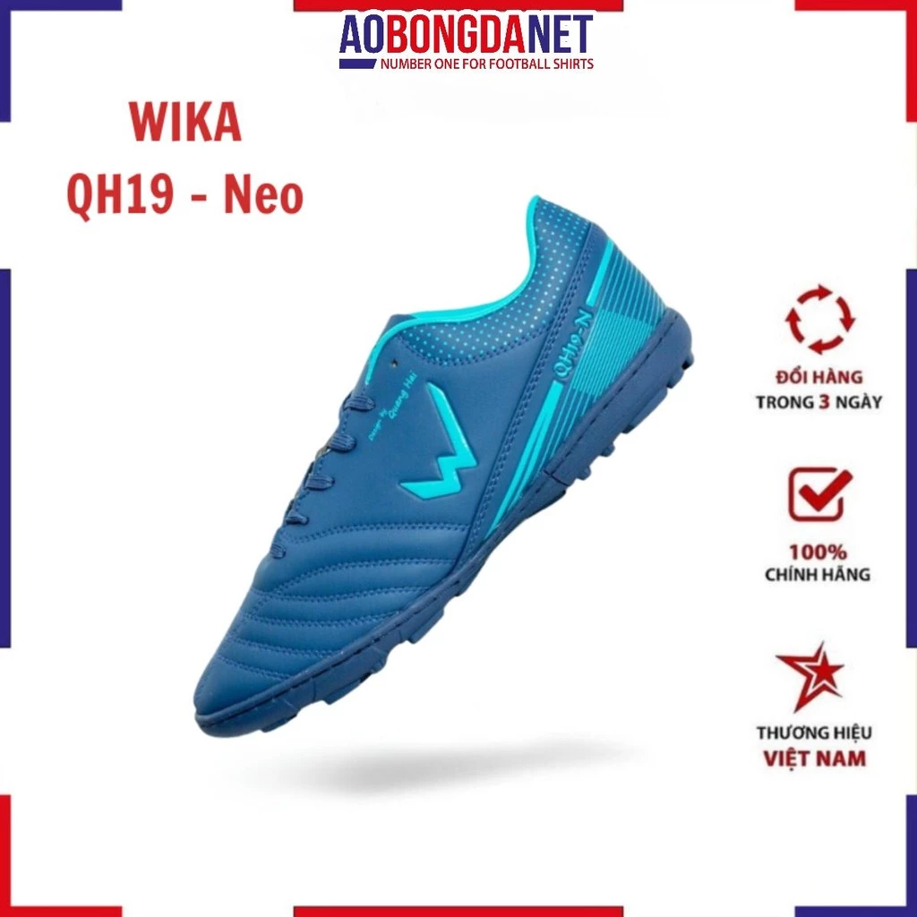 Giày Đá Bóng Trẻ Em Wika Qh19 Neo2 Kid Chính Hãng, Giày Bóng Đá Quang Hải Lót Giày EVA Êm Ái Có Sỉ