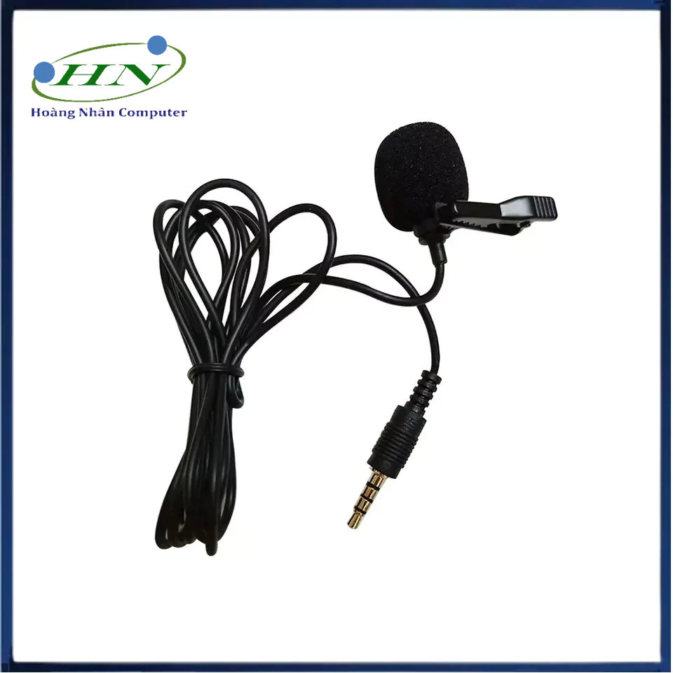 Microphone trợ giảng cài áo có dây cho điện thoại,laptop