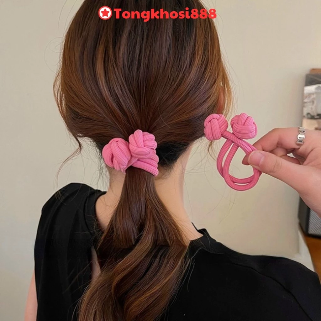 PVN61743 Dây Buộc Tóc Cao Su Co Giãn Phong Cách Trung Hoa Mới