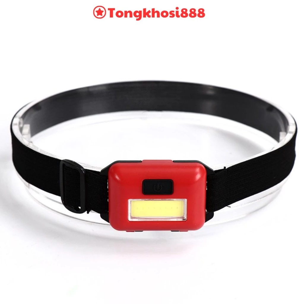 PVN61120 Đèn đội đầu LED COB dùng pin AAA tiện lợi